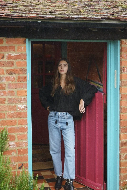 Classic style Fashionable items The Meadow Blouse // Noir