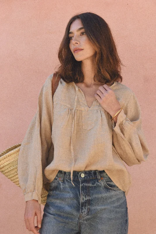 Sports fitness shoes French style The Meadow Blouse // Rye