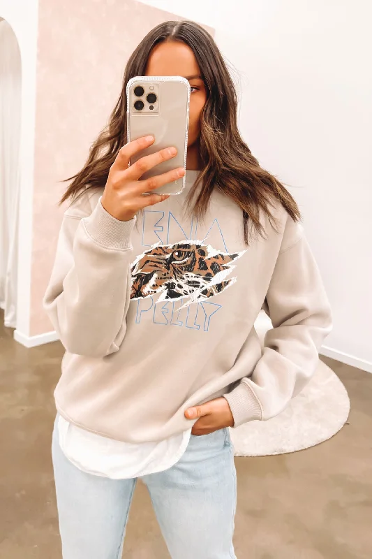 Street Sports Shoes Layer-ready Tigers Eye Sweater Alabaster Cornflower