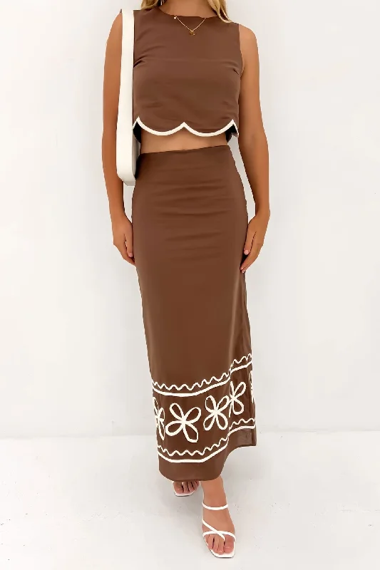 Amazing design Sports zipper style Tilda Set Brown Beige