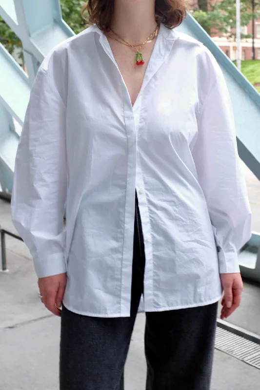 Boutique display Outdoor trend White Oversized Shirt