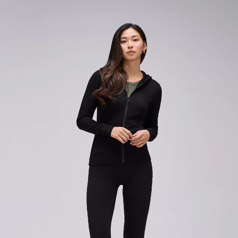 High-end atmosphere Embroidered Hoodie Women's Compact Travel Hoodie