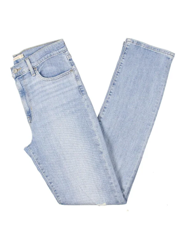 Classic style Fashionable paperbag trousers 724 Womens Destroyed High Rise Straight Leg Jeans Classic style Fashionable paperbag trousers 724 Womens Destroyed High Rise Straight Leg Jeans