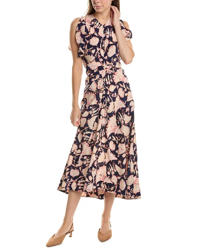 Hooded design A.L.C. Remy Silk-Blend Dress