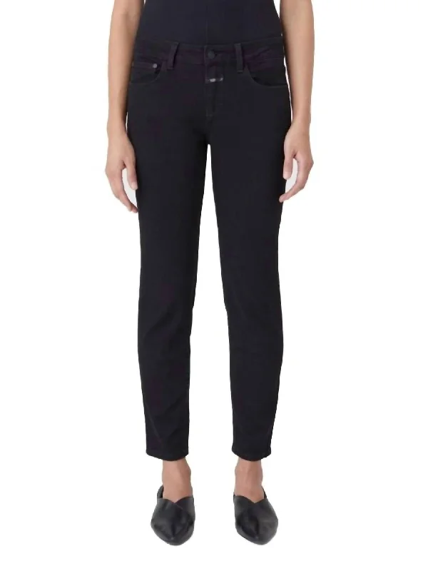 Sports Jacket Cropped denim trousers Baker Jean In Black