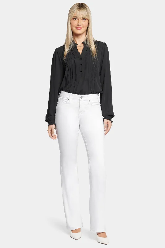 Short skirt design Distressed jeans Blake Slim Flared Jeans - Optic White