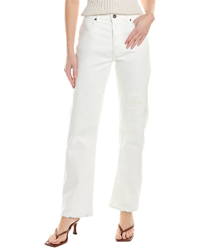 Design Perception Stretch denim pants BORO DENIM Guy's Fit Off White Jean