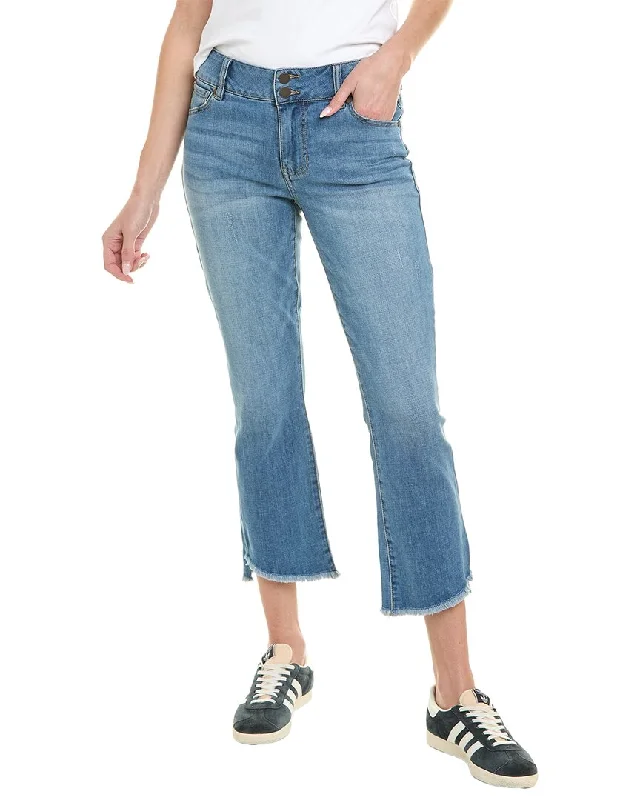 High-quality fabrics Cropped wide-leg pants cabi High-Low Crop Leg Jean