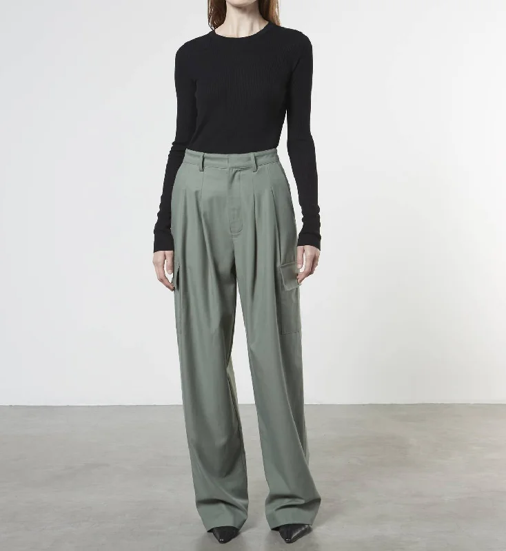 Fashionable sports Classic work trousers Cargo Trouser In Sage