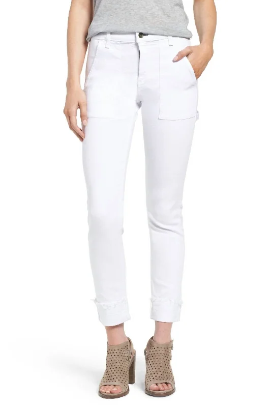 Beautiful Romance Slim fit chinos Carpenter Skinny Jean In White