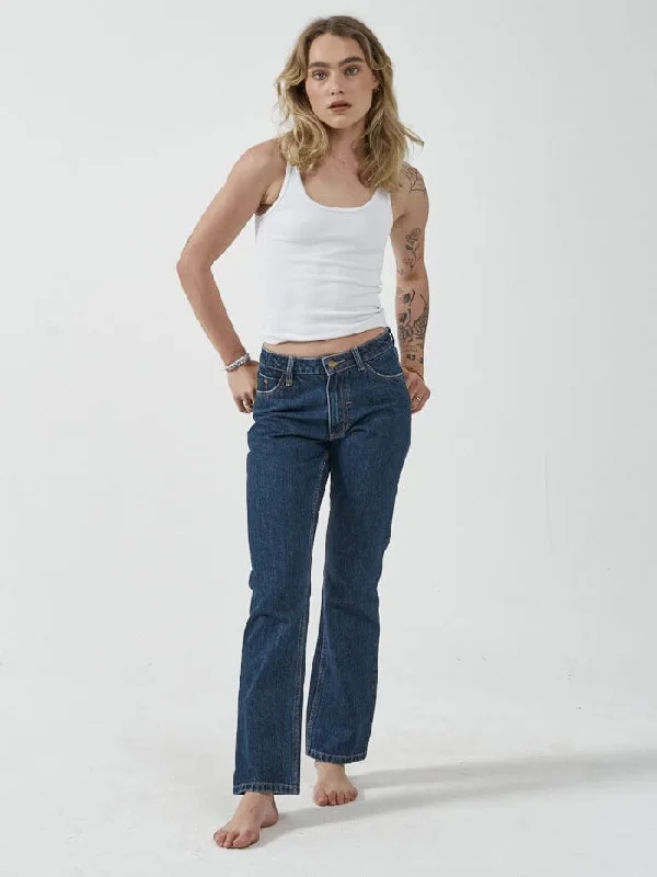 Sports Express High-rise bootcut jeans Chelsea Jean - Dark Rinse Blue