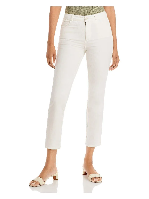 Trendy Traveler Sporty wide-leg pants Cindy Womens Corduroy High Rise Cropped Pants