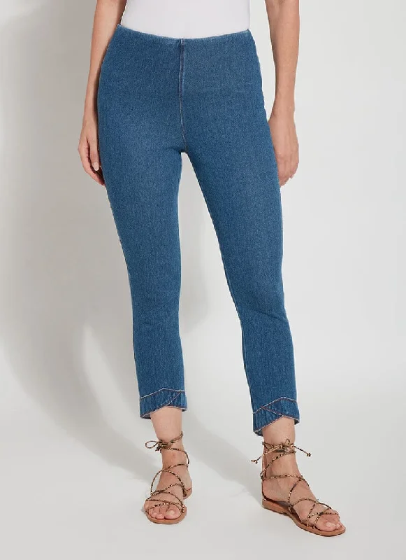 British casual Casual black leggings Cropped Lauren Legging
