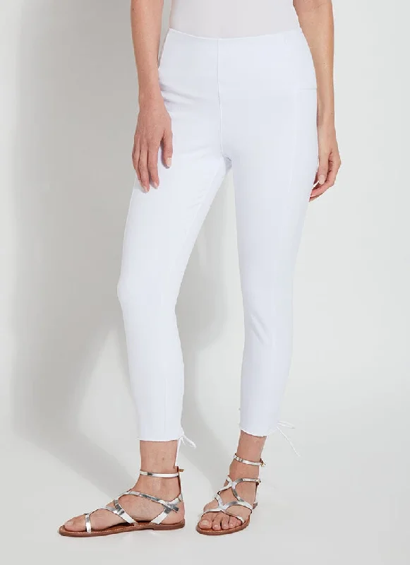 Leisure Travel Denim boyfriend pants Cropped Morgan Lace Up