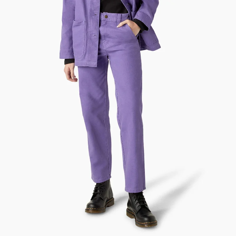 Sports Cool Fitted tailored pants Dickies Women's Duck Canvas Pants