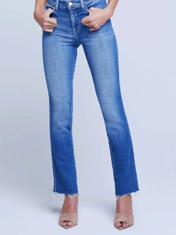 Sports litigation style Chic wide-leg trousers Draya High Rise Slim Jean In Douglas