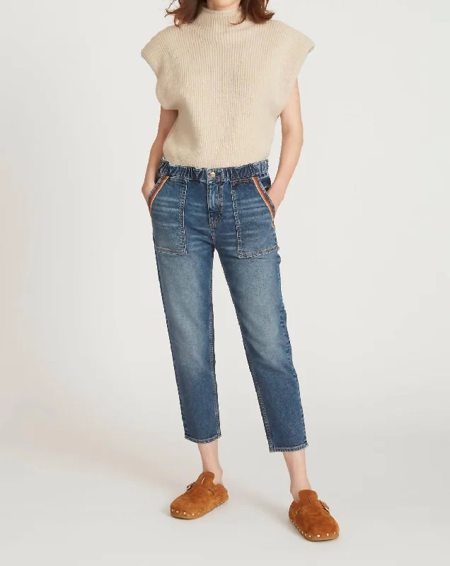 Fun and cute Women’s chic denim trousers Eliza Jean In Dark Wash