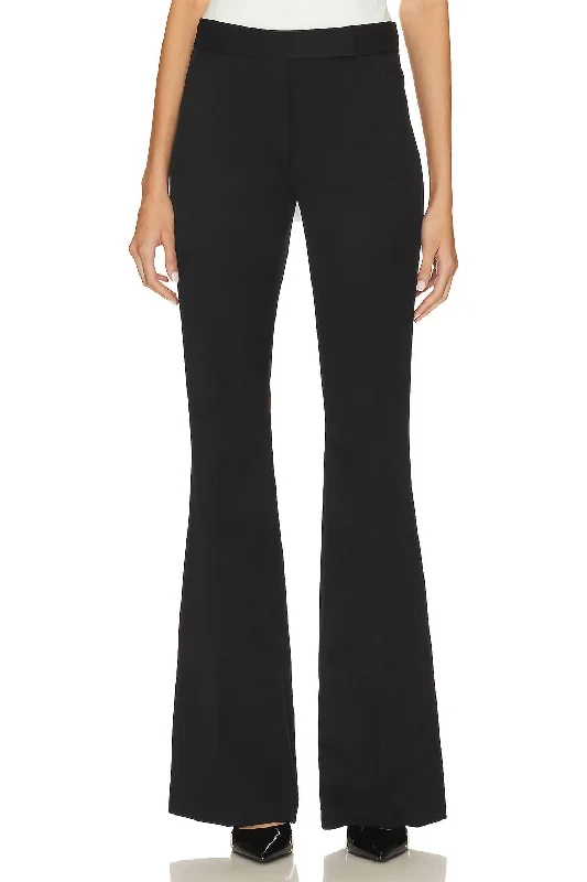 Beautiful Romance Flared Trouser In Black