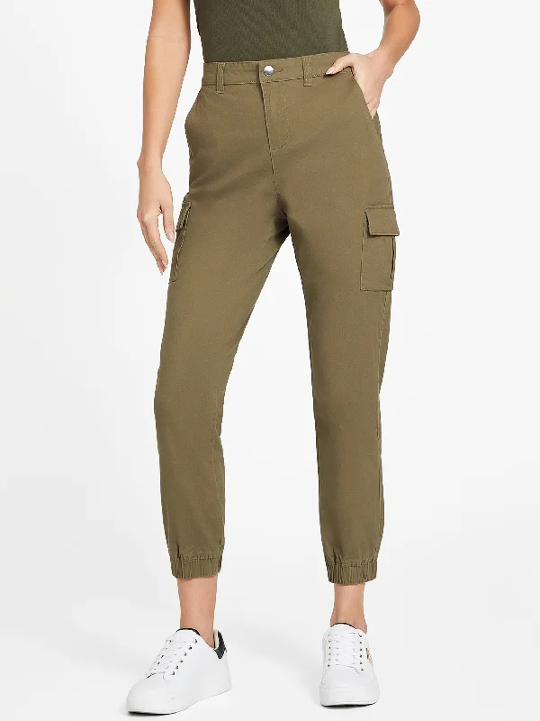 Personality Publicity Soft jogger pants Gillianne Faux-Leather Cargo Joggers