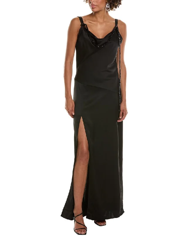 Mid-length Style Halston Nomi Gown