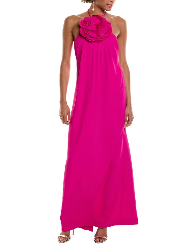 High-waisted pants style Halston Onika Gown