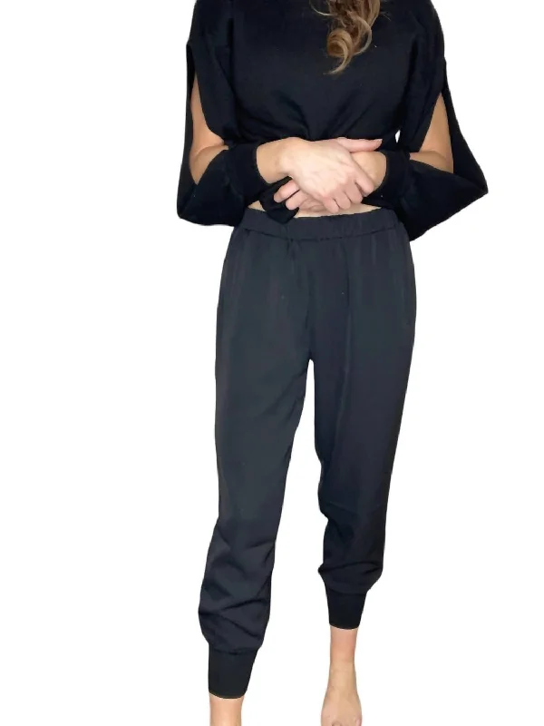 Sports High Waist Style High Waisted Jogger In Black