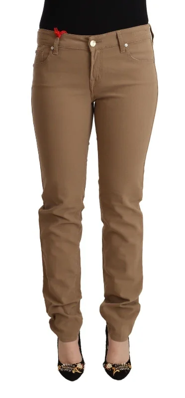 Retro Stripes Slim-tailored trousers Jacob Cohen Cotton Stretch Mid Waist Skinny Women's Pants Retro Stripes Slim-tailored trousers Jacob Cohen Cotton Stretch Mid Waist Skinny Women's Pants