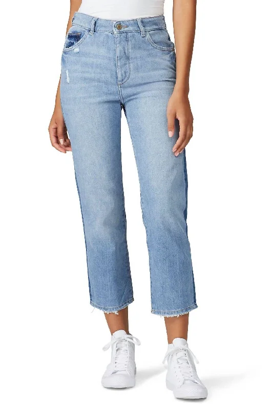 Retro Woolen Jacket Loose-fitting women’s pants Jerry High Rise Vintage Straight Jeans In Blue Retro Woolen Jacket Loose-fitting women’s pants Jerry High Rise Vintage Straight Jeans In Blue