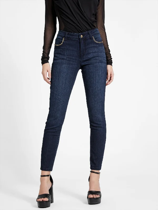 Elegant Classic Classic work trousers Larissa Chain-Link Jeans
