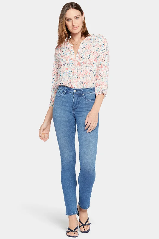 Retro Dress Button fly denim Le Silhouette Sheri Slim Jeans In Tall - Stunning