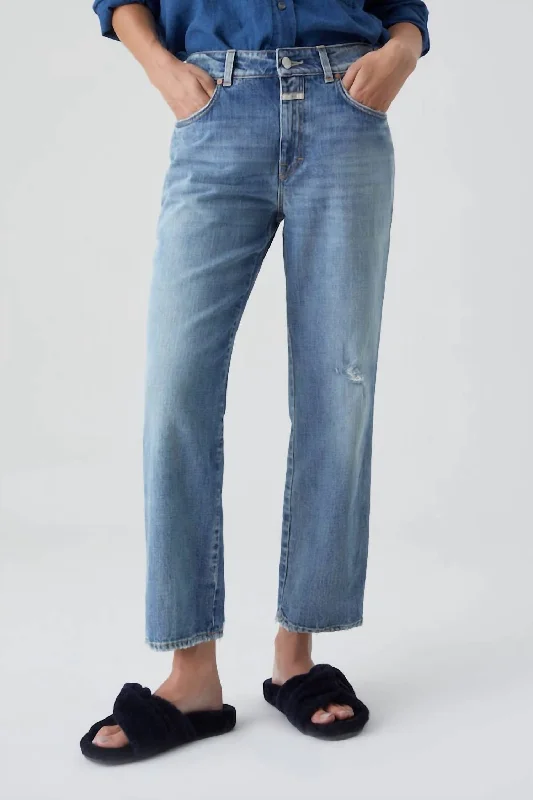 Trendy and versatile Cozy wool pants Milo Jeans In Mid Blue
