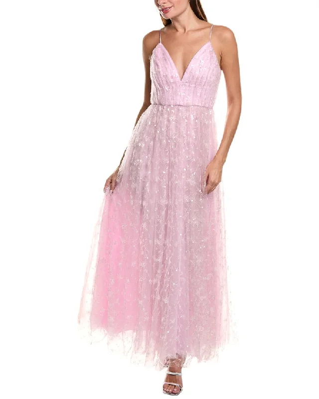 Classic Retro ML Monique Lhuillier Layla Lace Gown