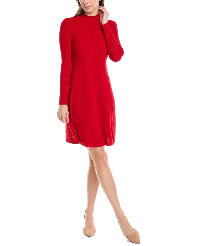 British casual Nanette Nanette Lepore Mock Sweaterdress