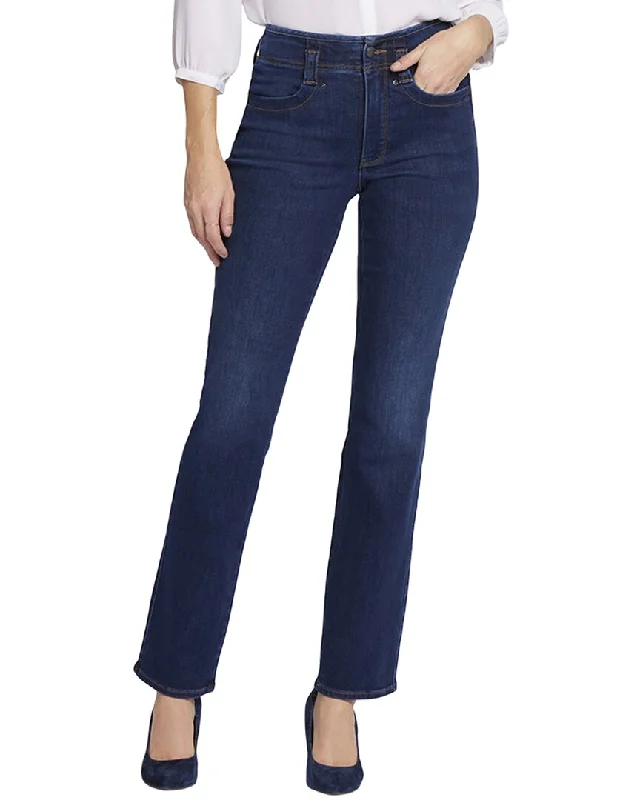 Personalized print Printed fabric trousers NYDJ Marilyn Palace High-Rise Straight Leg Jean Personalized print Printed fabric trousers NYDJ Marilyn Palace High-Rise Straight Leg Jean