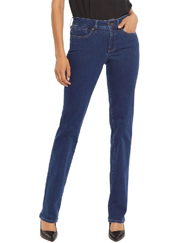 Retro Literary Style Comfortable denim pants NYDJ Petite Marilyn Quinn Straight Leg Jean Retro Literary Style Comfortable denim pants NYDJ Petite Marilyn Quinn Straight Leg Jean