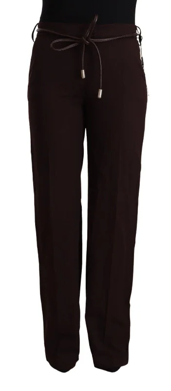 Elegant Classic Casual cargo pants Patrizia Pepe High Waist Straight Formal Women's Pants Elegant Classic Casual cargo pants Patrizia Pepe High Waist Straight Formal Women's Pants