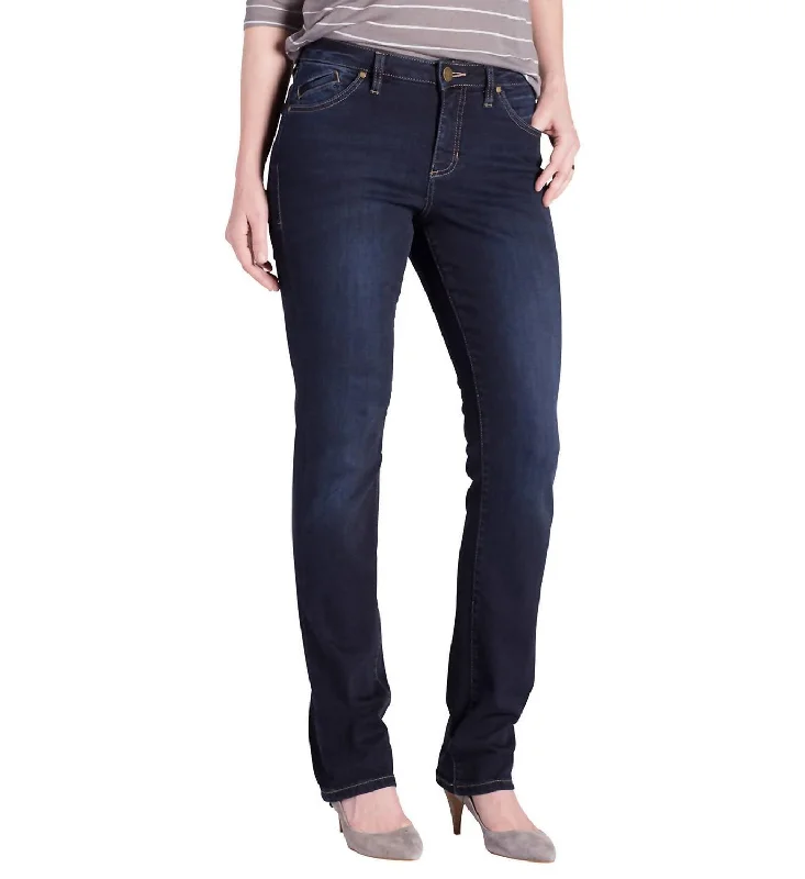 Sports Fitness Wear Fashionable office trousers Portia Straight Jean In Dark Indigo