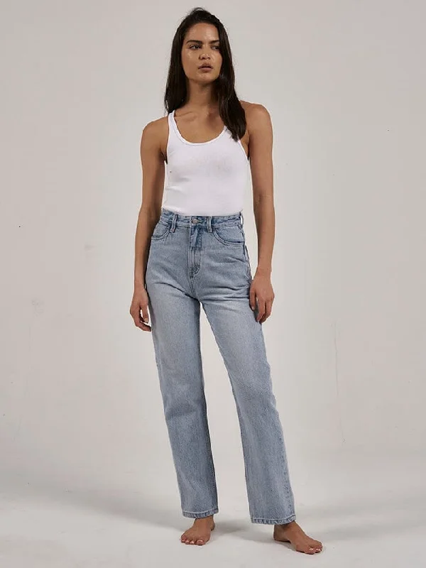 Urban Fashion Tapered denim jeans Pulp Jean - Ash Blue