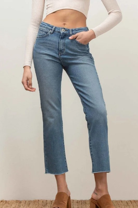 Low-key Luxury Premium jeans Salome Jeans | Light Blue