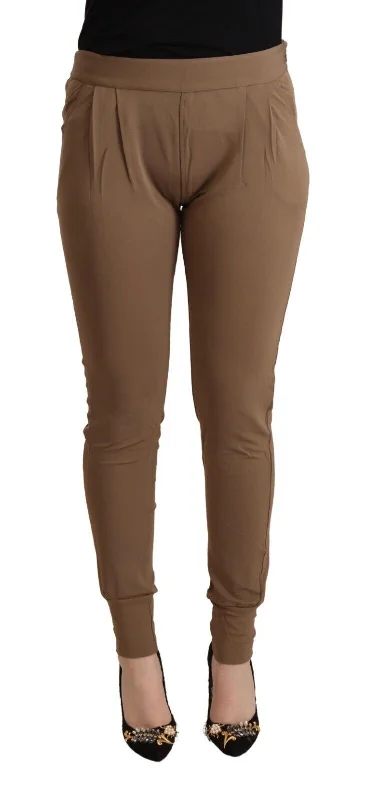Fresh And Simple Stylish plaid leggings Scervino Street Viscose Mid Waist Slim Tape Women's Pants Fresh And Simple Stylish plaid leggings Scervino Street Viscose Mid Waist Slim Tape Women's Pants