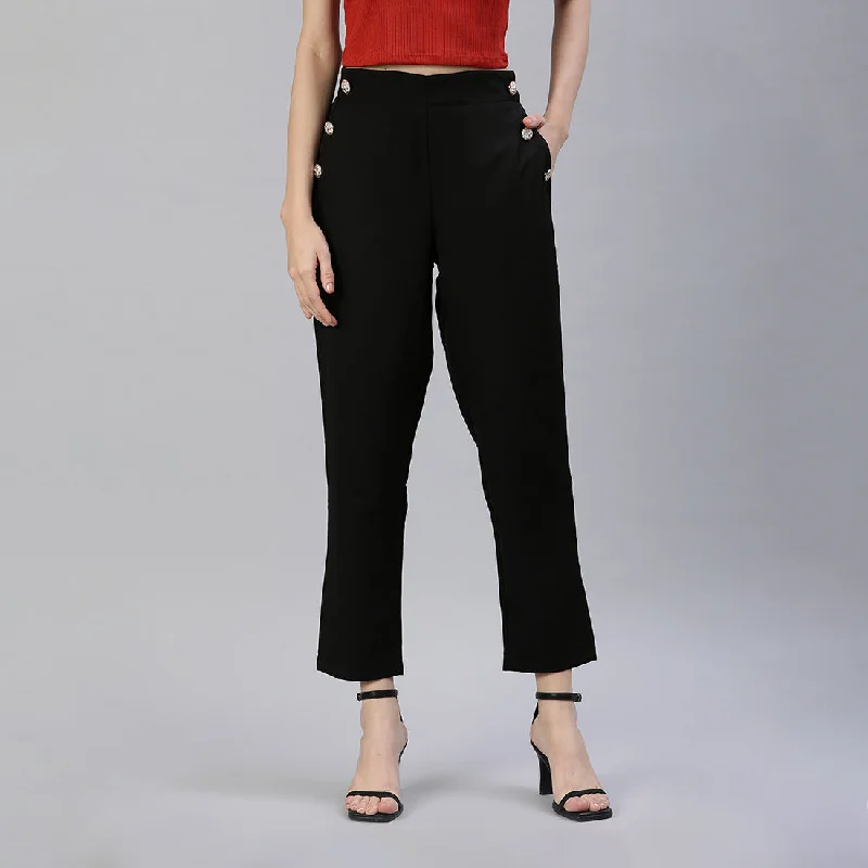 Sports Zipper Style Outdoor cargo pants Semi Casual Straight Pants