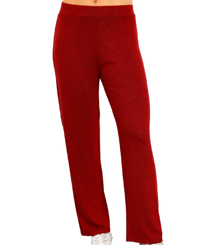 Ultra-lightweight Solid Lounge Pant In Wine