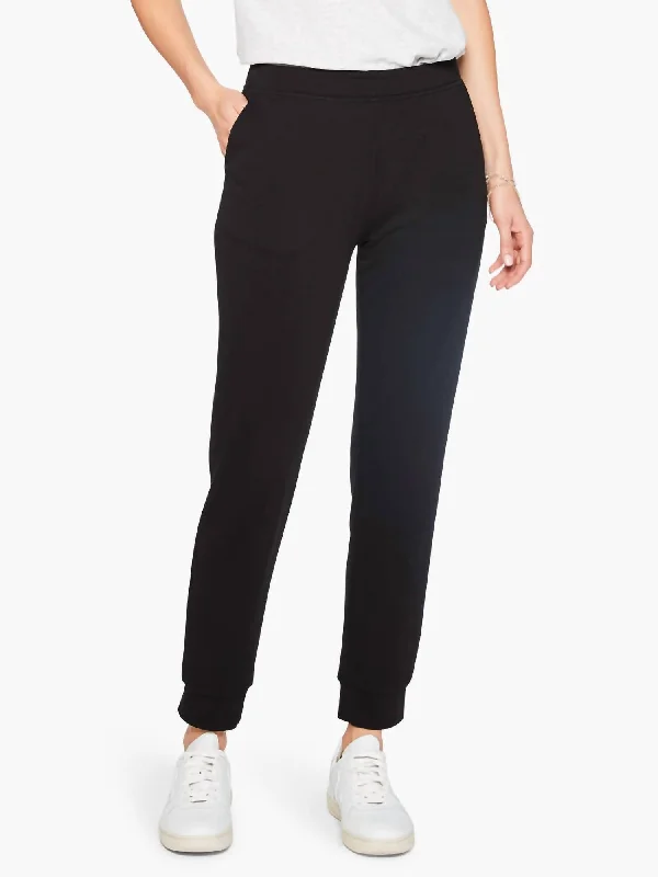 Personalized print Supersoft Jogger In Black Onyx