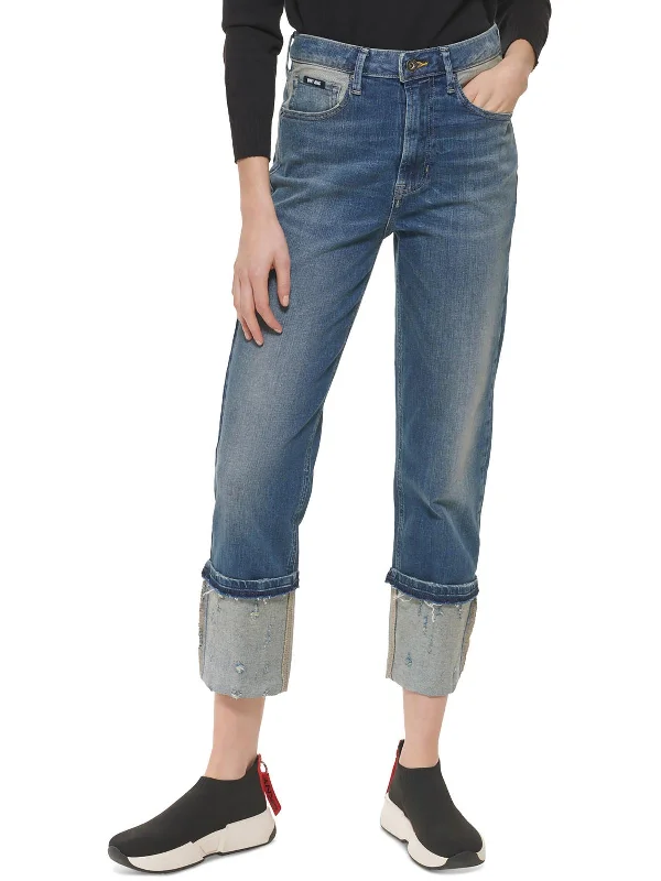 Moisture wicking Printed bell-bottom pants Waverly Womens Distressed High Rise Straight Leg Jeans Moisture wicking Printed bell-bottom pants Waverly Womens Distressed High Rise Straight Leg Jeans