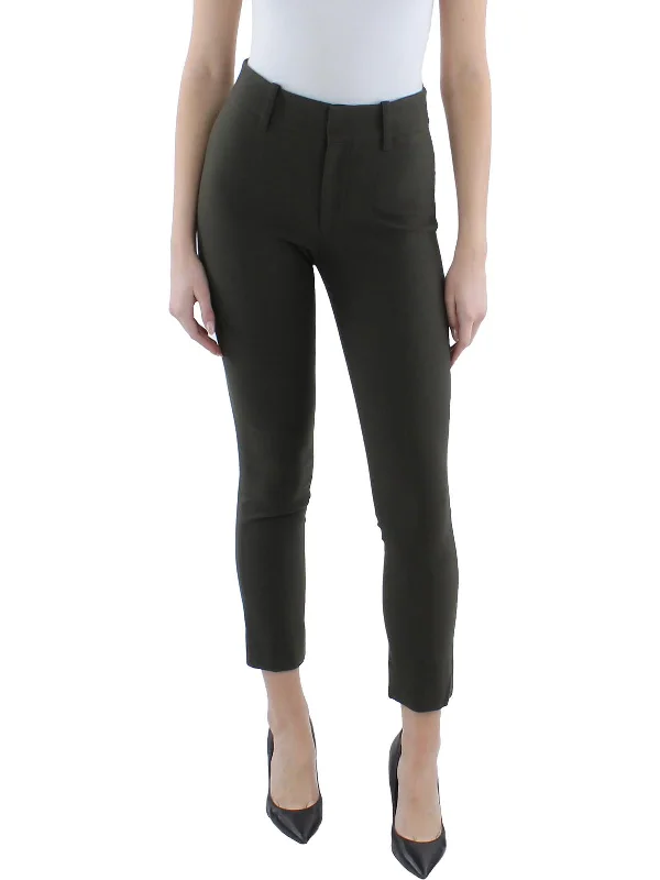 Sports High Waist Style Womens Cigarette Pant High Waist High-Waist Pants