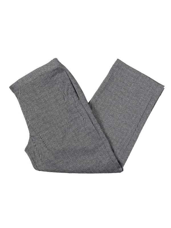Fashionable and casual Womens Herringbone Classic Fit Straight Leg Pants