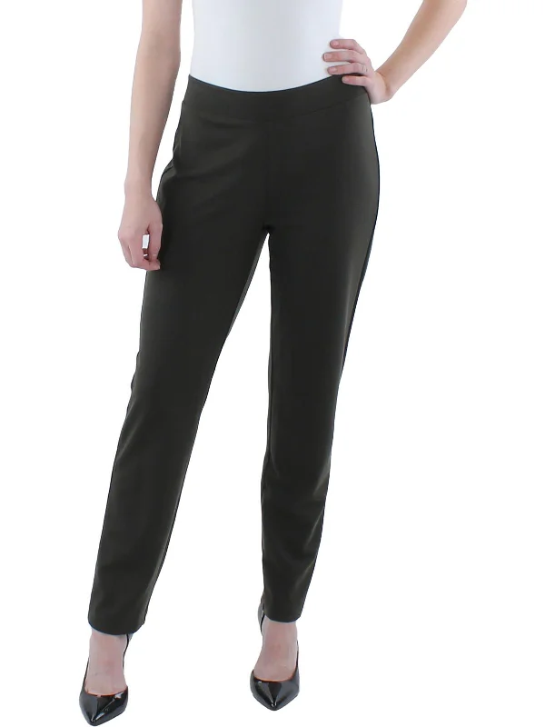 Street Style Sporty women’s leggings Womens Knit High Rise Ankle Pants