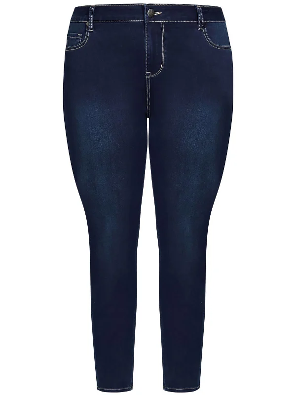 Independent design Work-appropriate women’s pants Womens Mid Rise Dark Wash Skinny Jeans Independent design Work-appropriate women’s pants Womens Mid Rise Dark Wash Skinny Jeans