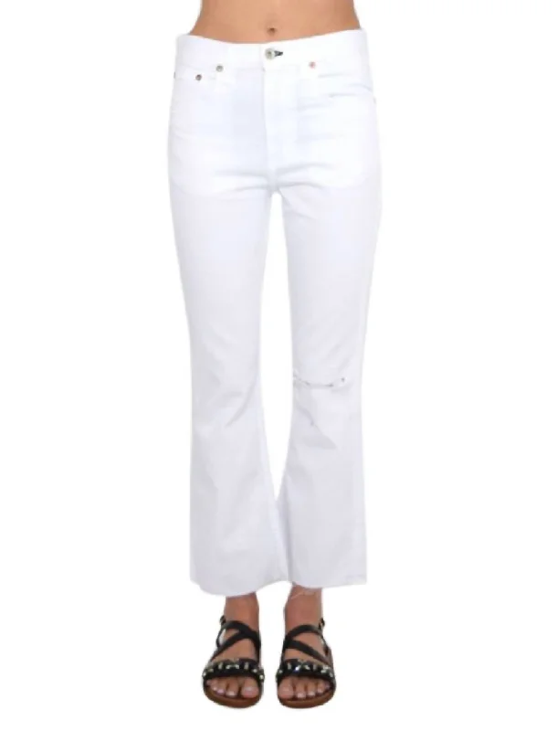 Cool Breeze At Night Comfortable fleece pants Women's White With Holes Cropped Jeans Stretch Denim Pants Cool Breeze At Night Comfortable fleece pants Women's White With Holes Cropped Jeans Stretch Denim Pants