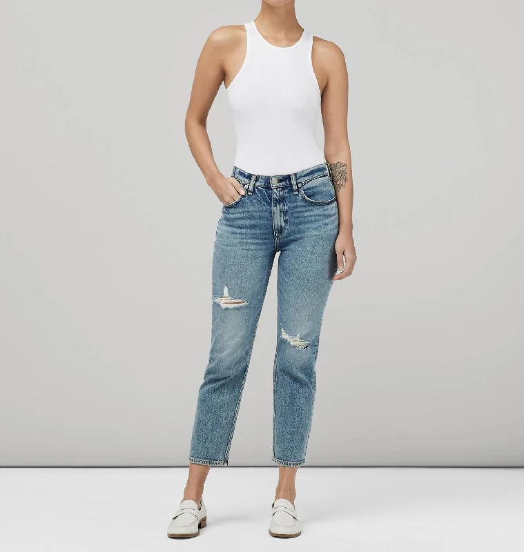 Renaissance Style Loose-fit cotton pants Wren Slim Straight Jean In Everly